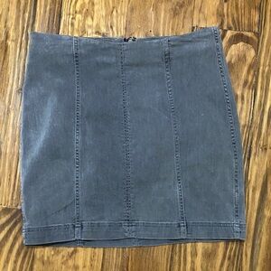 Free People Charcoal Mini Skirt